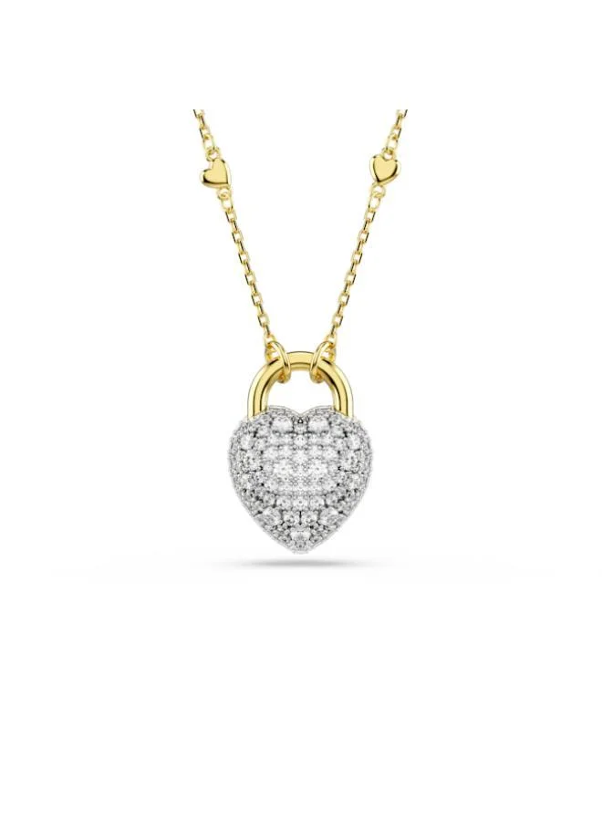 Swarovski  Idyllia White Crystal Gold Tone Plated Pendant Necklace for Women | Best Price UAE